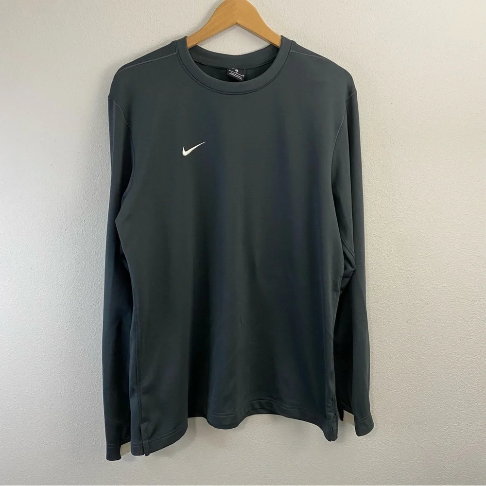 Nike‎ Gray Long Sleeve Pullover Mens Medium